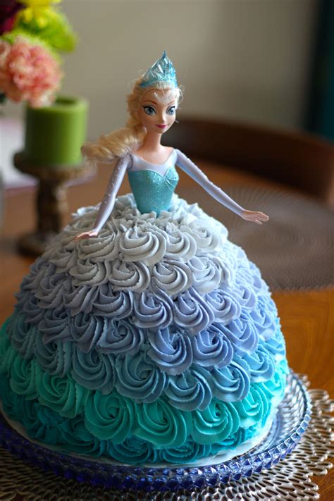 elsa frozen doll cake|easy elsa doll cake.